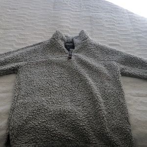 TRUE GRIT quarter zip pullover